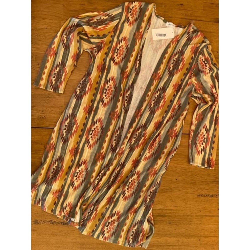 First Love Aztec Cardigan NWT SZ 2X